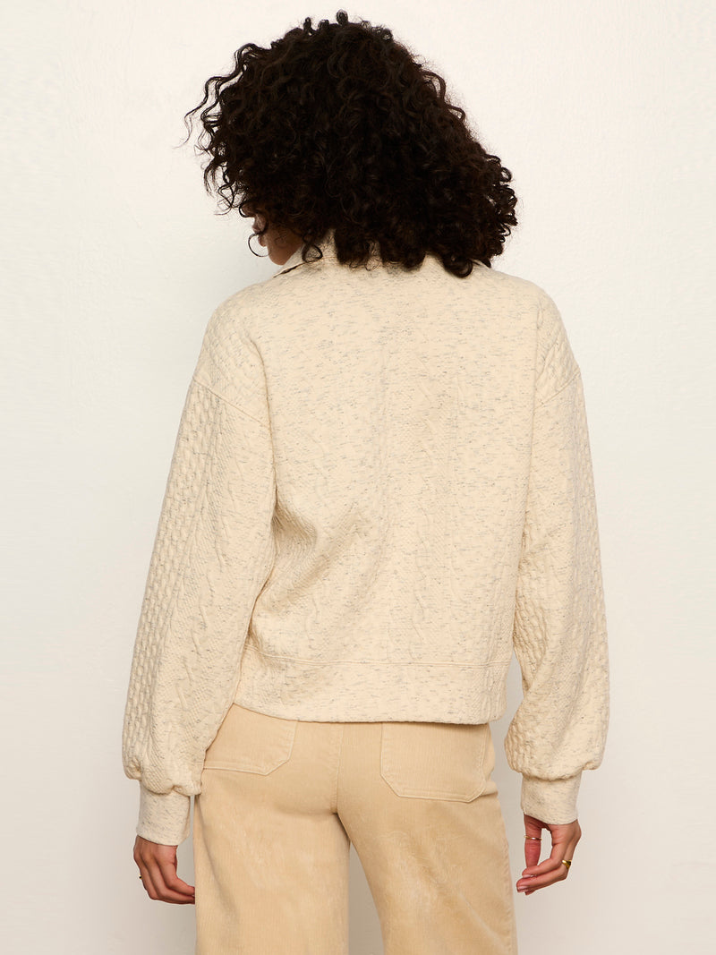 Halley Relaxed Popover Heather Bone alt 4