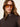 3/4 Sleeve Mesh Mock Neck Top Espresso Geo