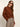 Ribbed Dolman Sweatshirt Burnt Cocoa