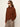 Ribbed Dolman Sweatshirt Burnt Cocoa