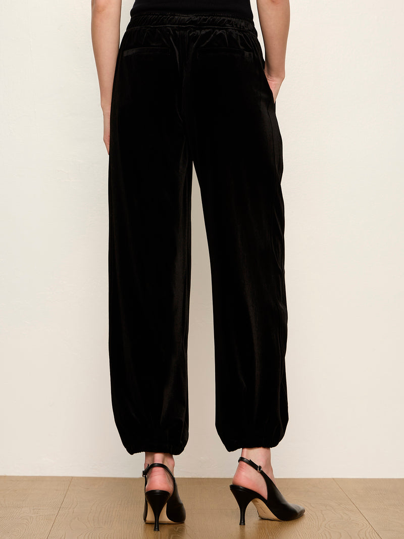 Velvet Micro Balloon Pant Black alt 2