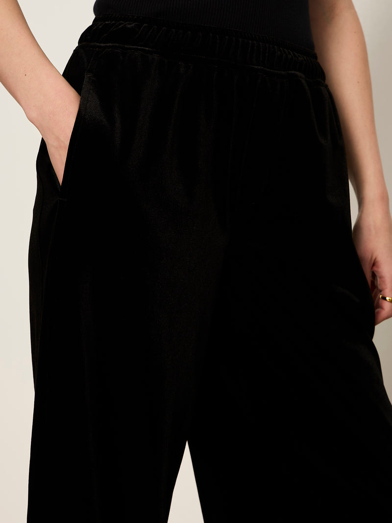 Velvet Micro Balloon Pant Black alt 3