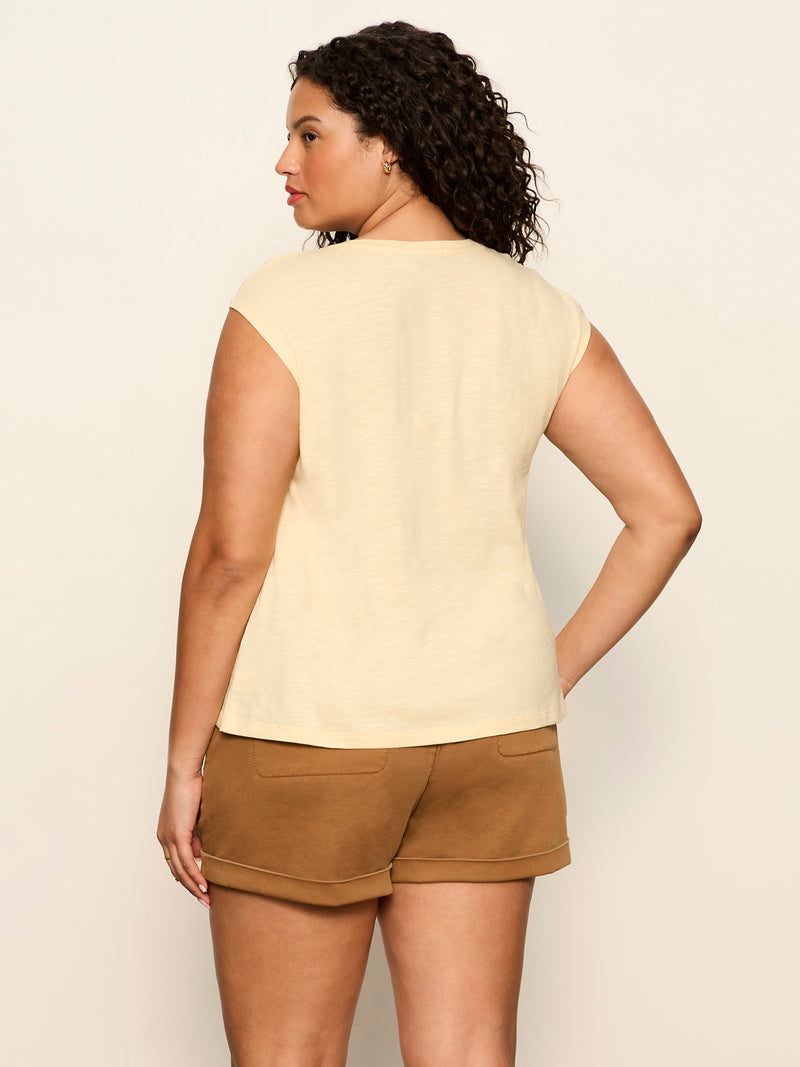 So Twisted Muscle Tee Banana Extended Sizing alt 2