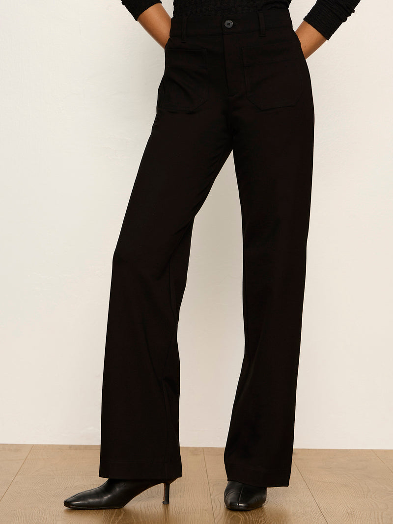 Marine Ponte Pant Black