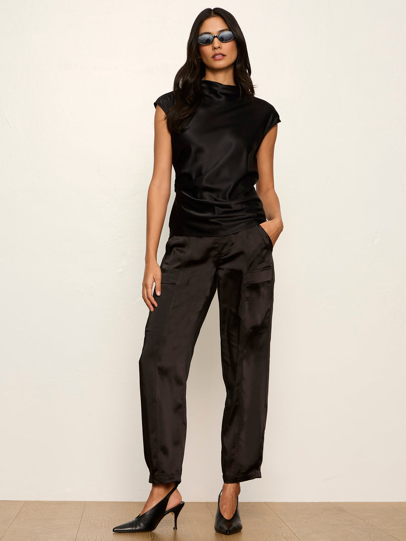 Sphere Satin Pant Black alt 4