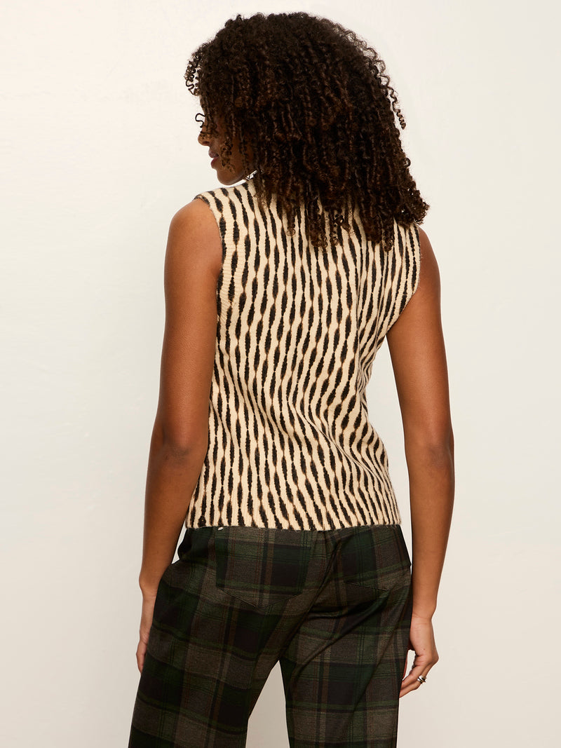 Soft Printed Shell Sweater Inkblot alt 2