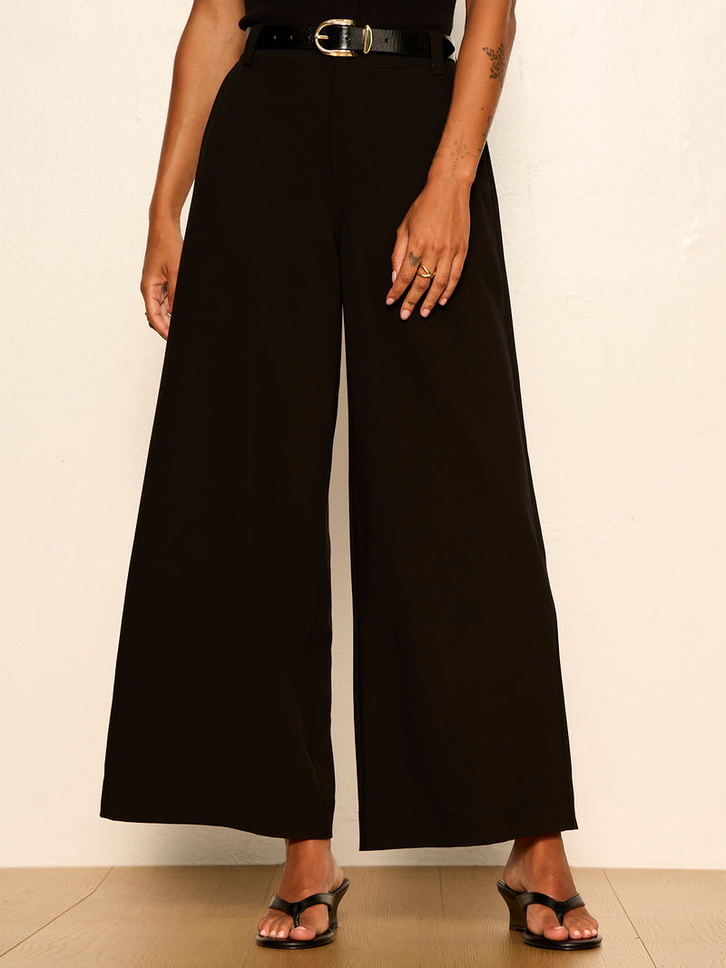 Reese Wide Leg Trouser Black alt 2