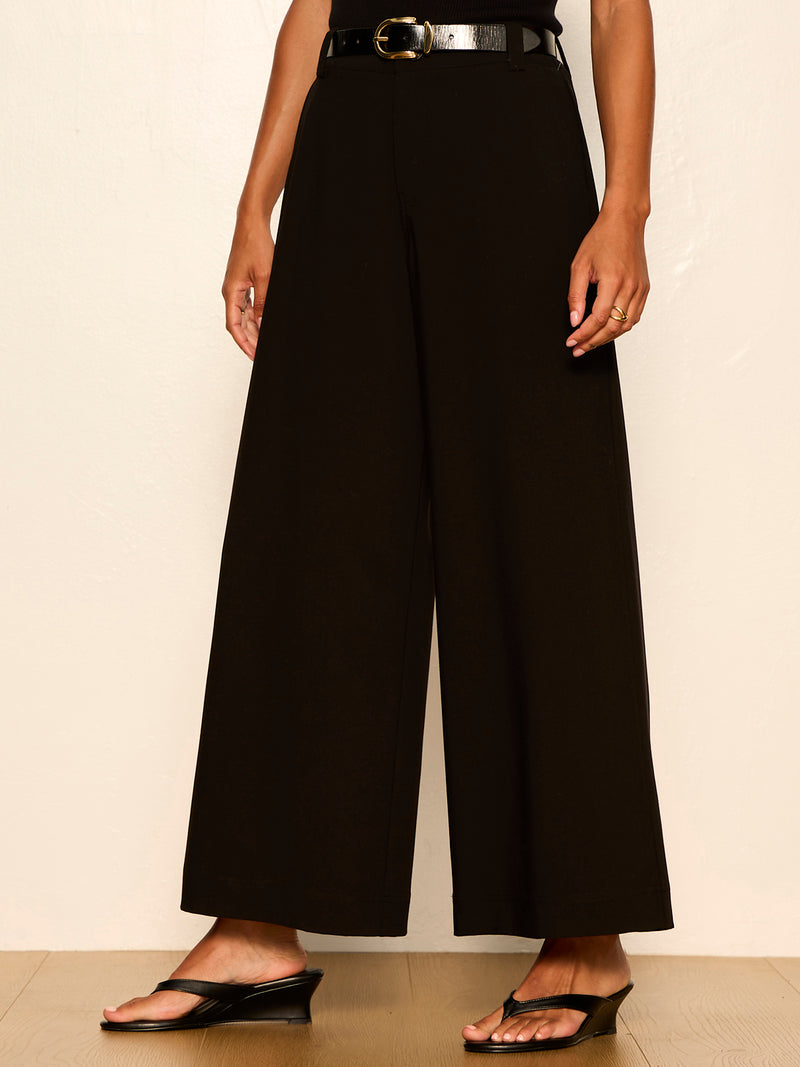 Reese Wide Leg Trouser Black alt 3