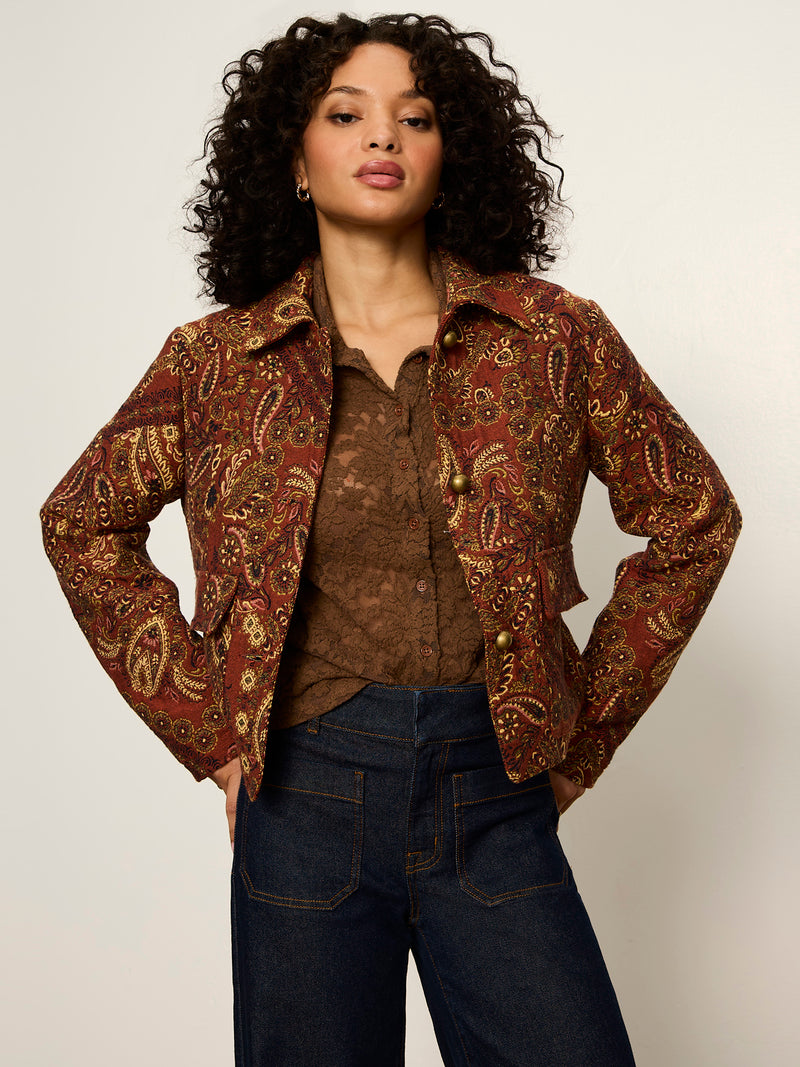 Avid Tapestry Jacket Gilded Gold