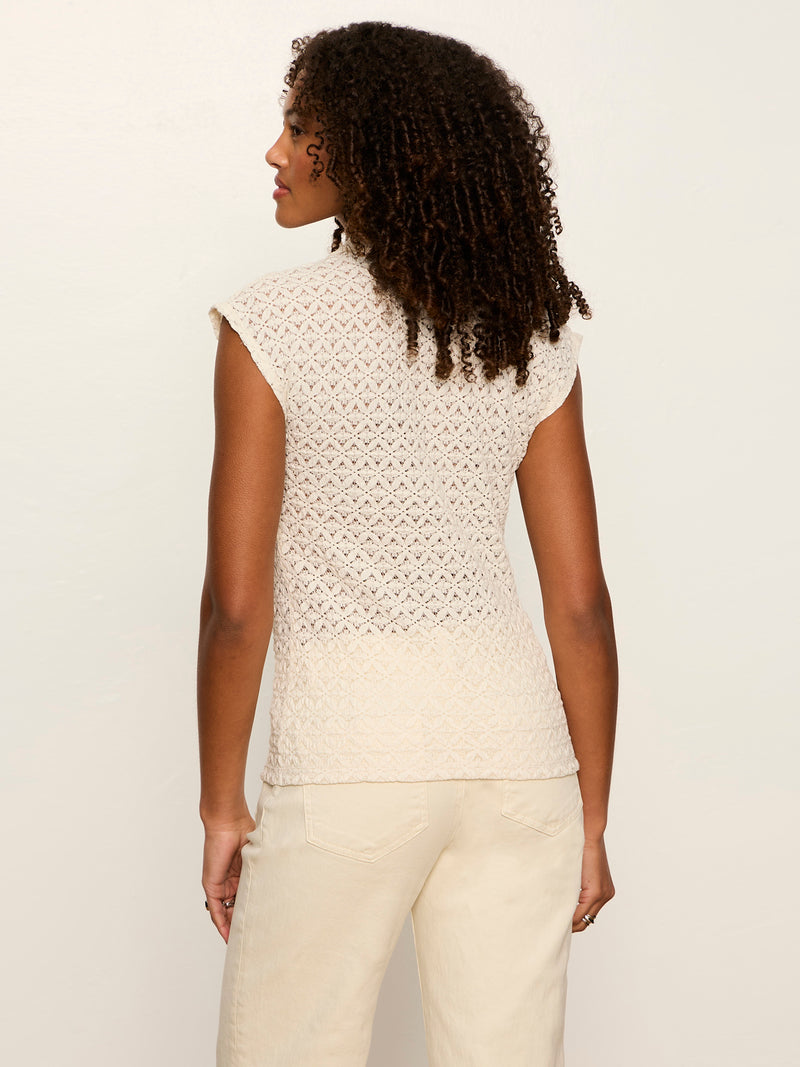 Everyday Muse Collared Tee Bone alt 3