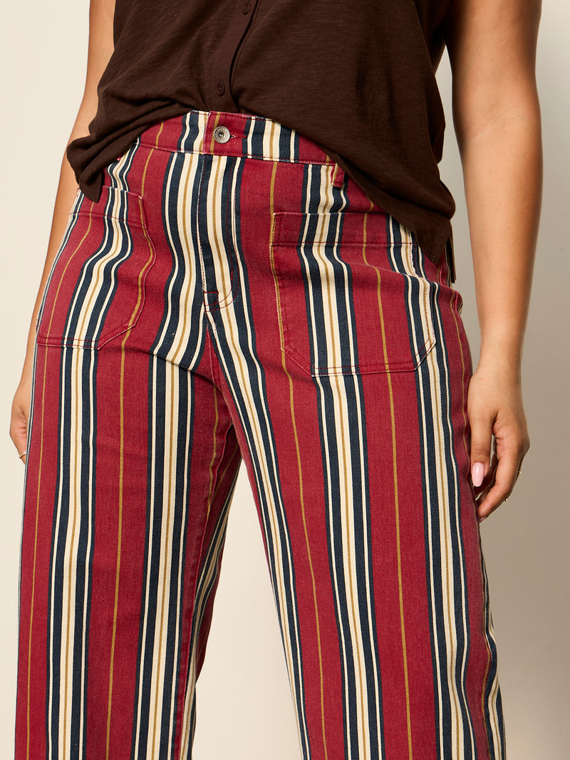 Mariner Jean Verry Berry Stripe Extended Sizing alt 4