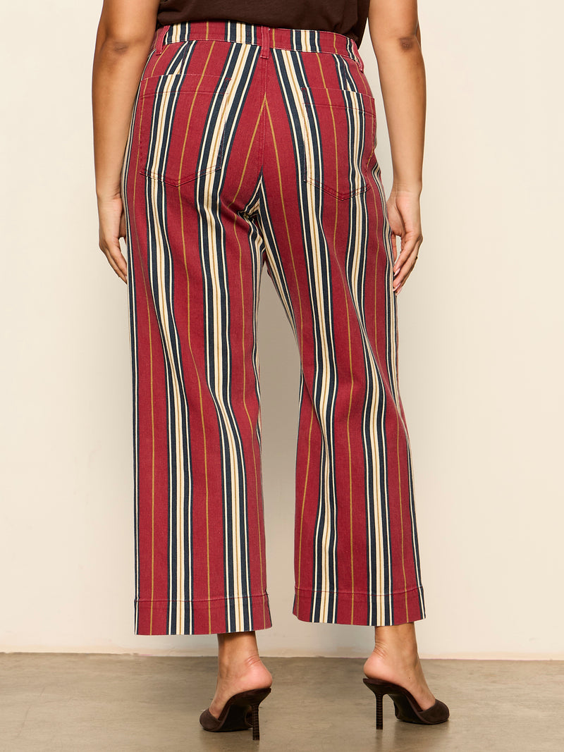 Mariner Jean Verry Berry Stripe Extended Sizing alt 2