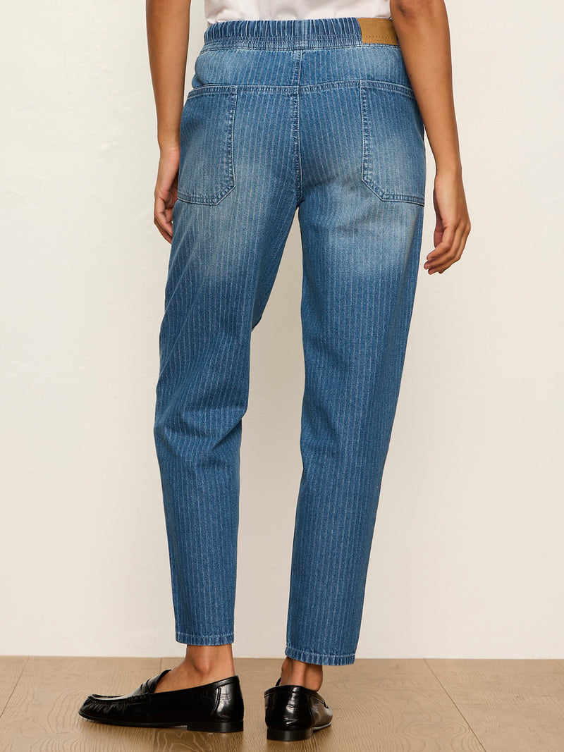 Stella Soft Barrel Jean Railroad Stripe alt 1