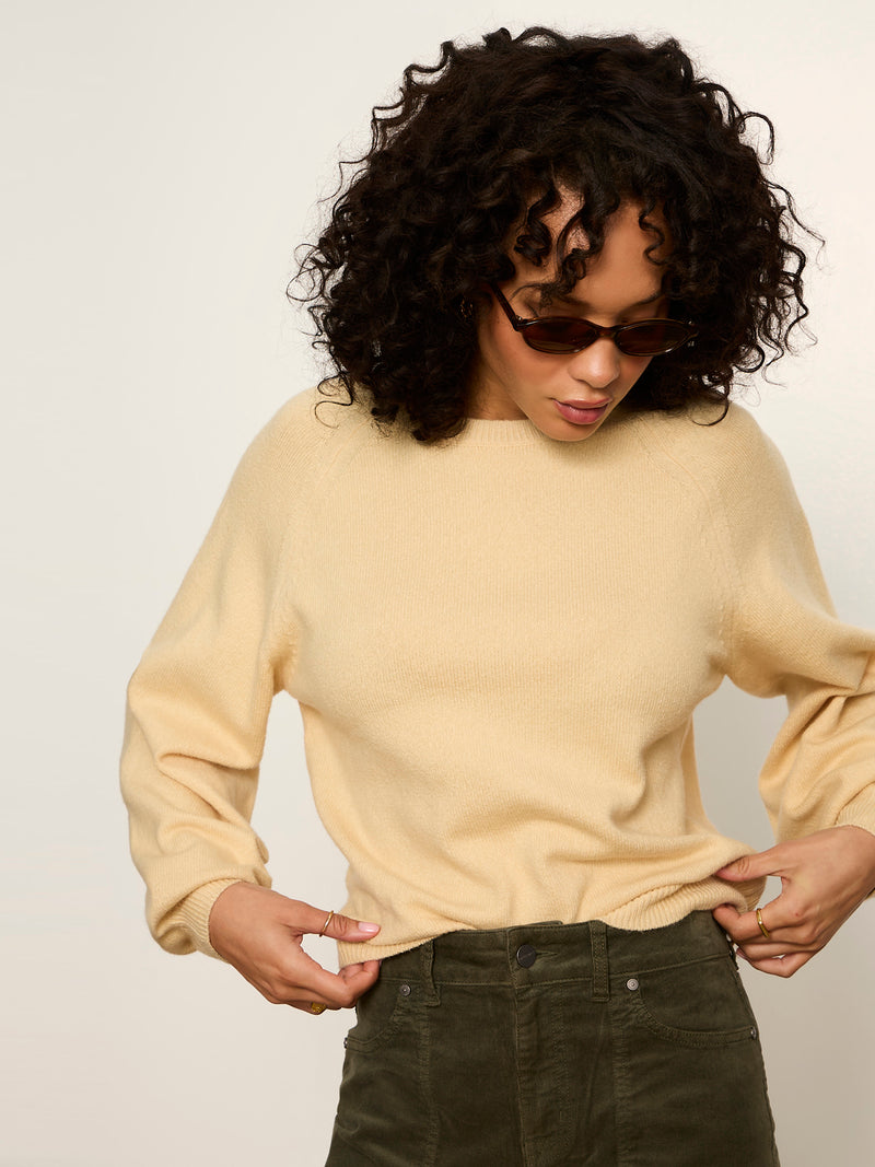 Soft Popover Sweater Light Goldie