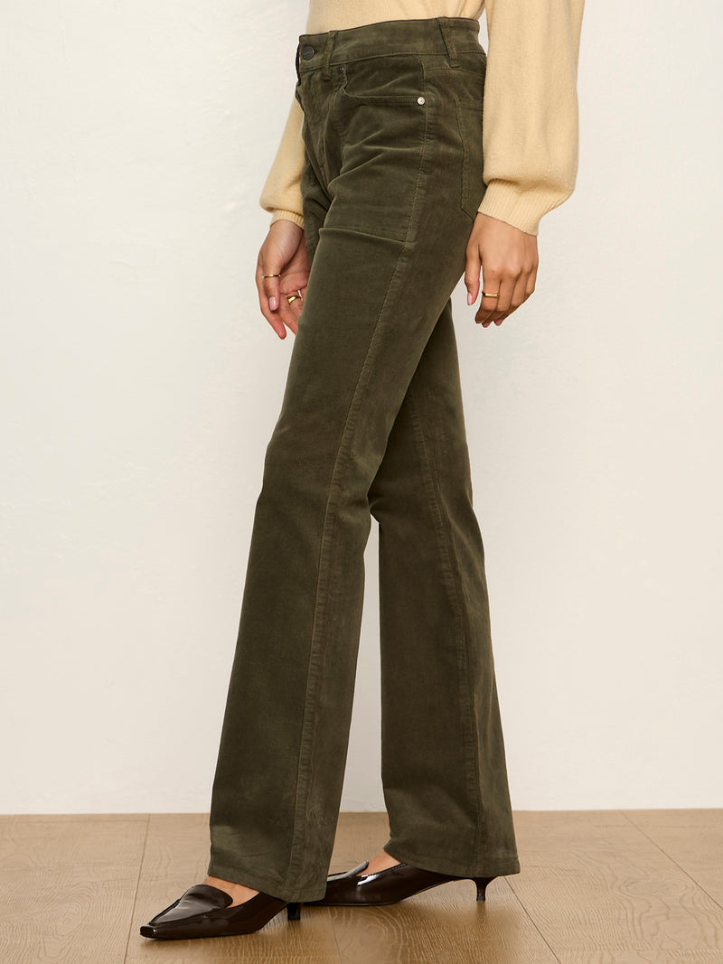 Play Date Corduroy Bootcut Pant Kalamata alt 1