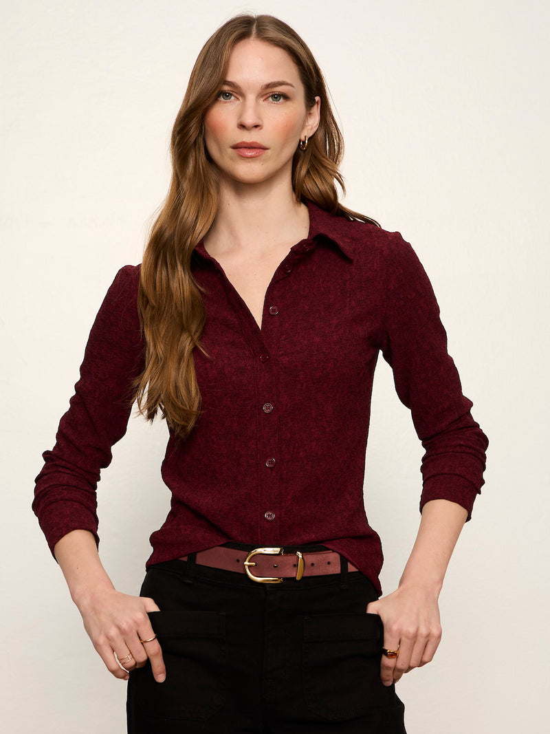 All Day Suede Belt Scarlet alt 2
