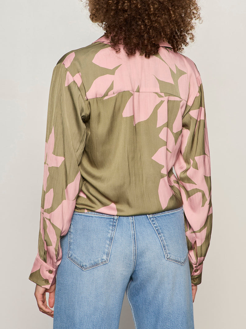 Lover Tie Shirt Pink Silhouette Petite Sizing alt 1