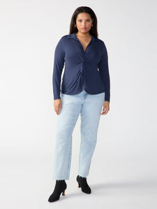 Twisted Dreamgirl Top Navy Reflection Inclusive Collection