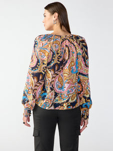 Relaxed Button Blouse Tapestry
