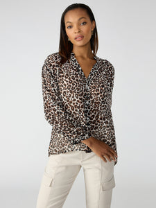 Flow With Me Blouse Caramel Classy Cat