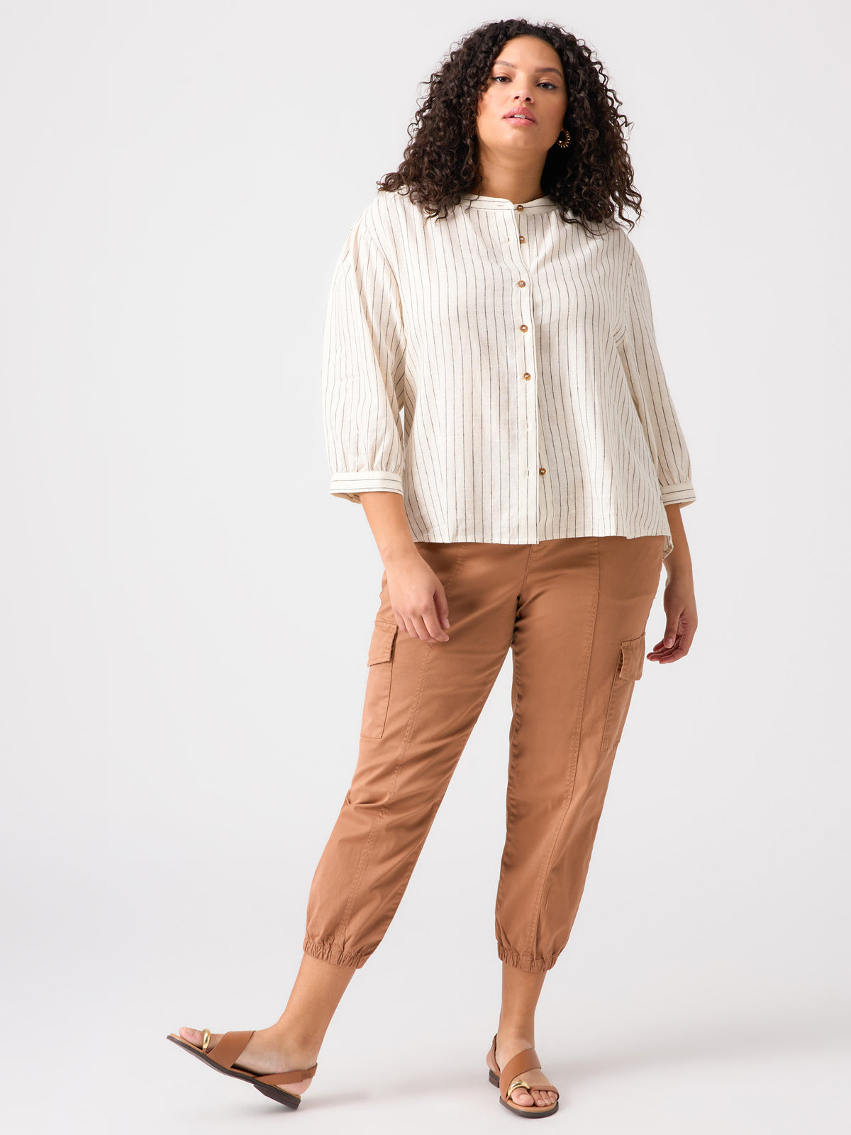 The Femme Shirt Birch Stripe Inclusive Collection