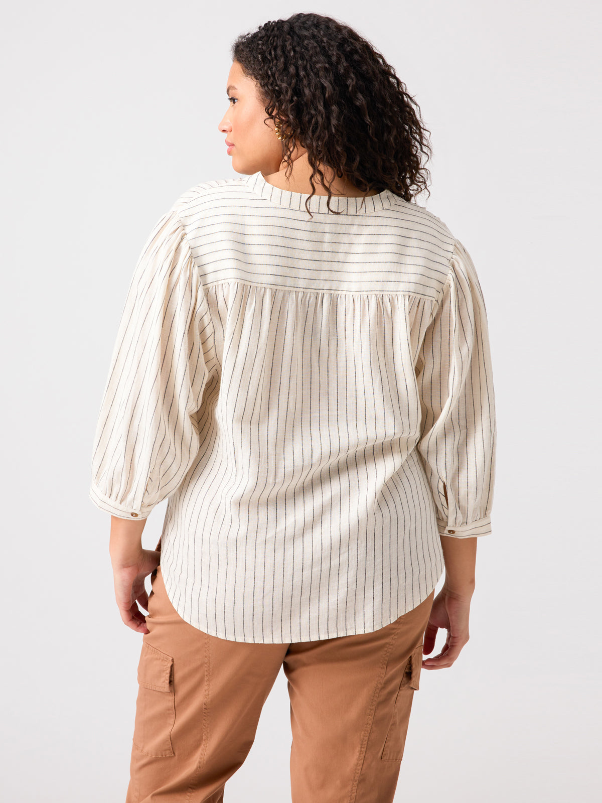 The Femme Shirt Birch Stripe Inclusive Collection