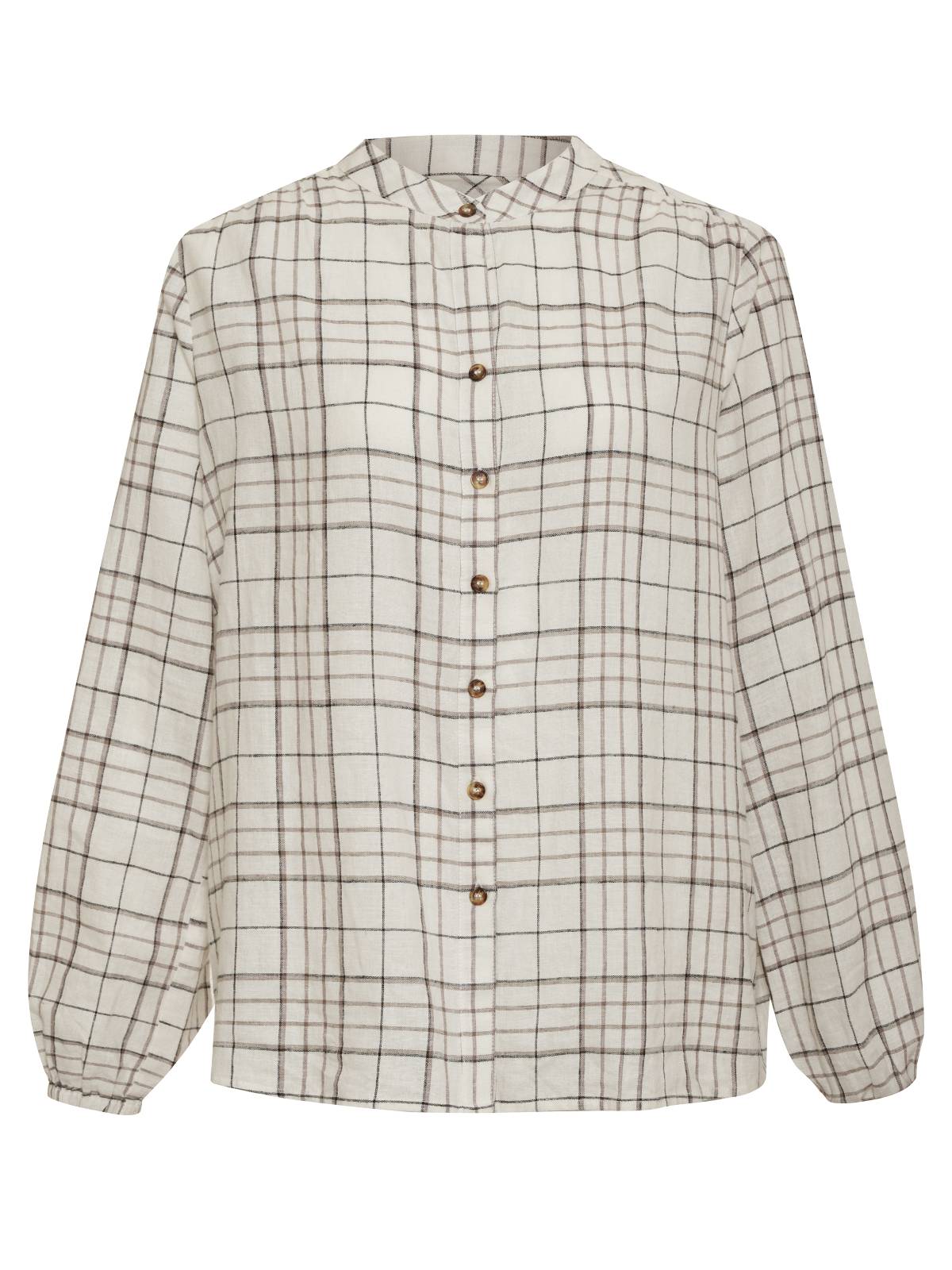 As You Are Button Front Shirt Graphic Windowpane