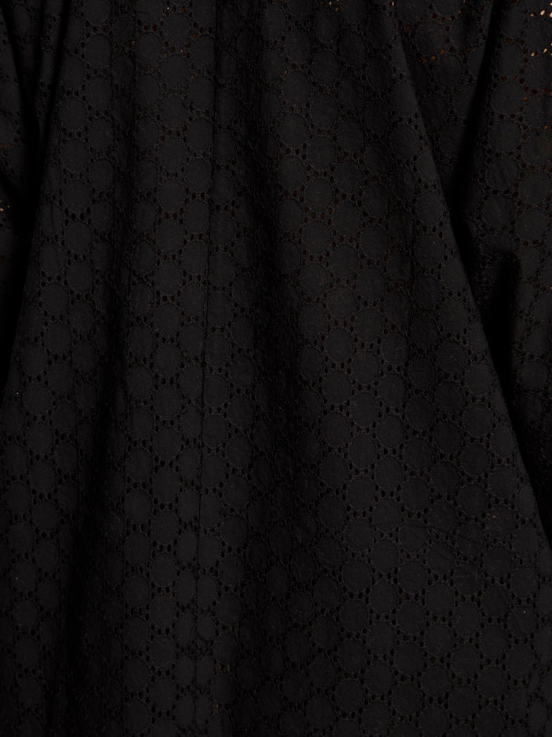 Petal Drop Blouse Black alt 6