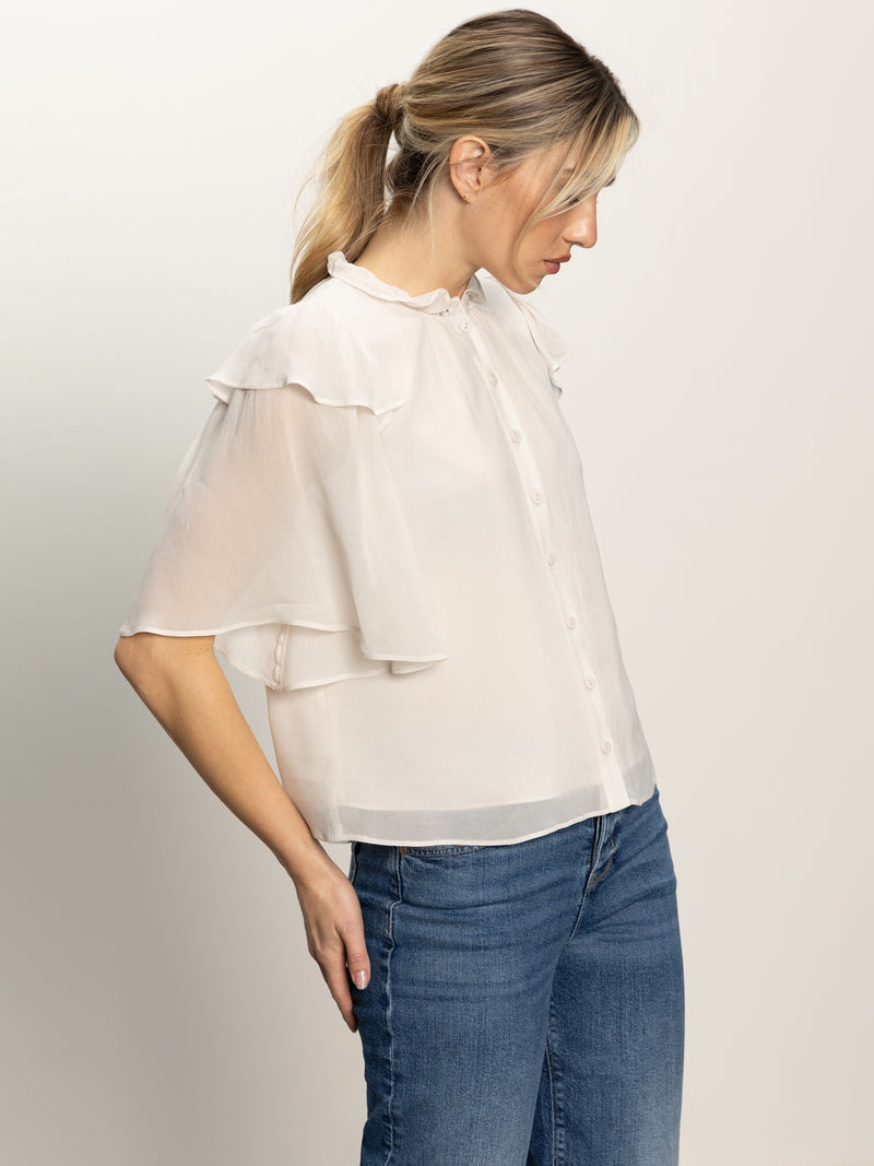 Deja Vu Blouse Light Oat alt 3