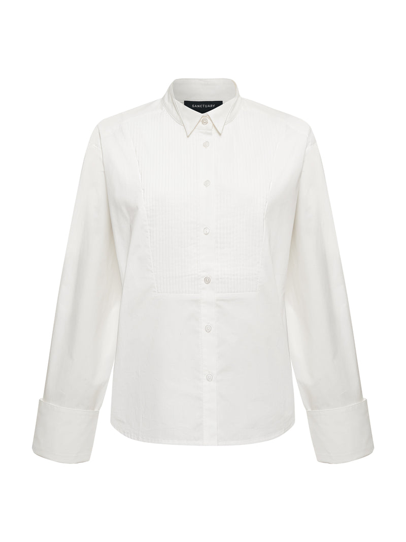 New Era Tuxedo Shirt White Extended Sizing alt 6
