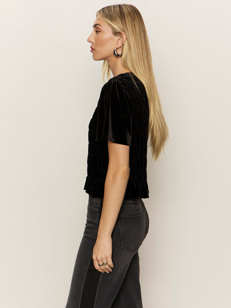 We Belong Together Velvet Top Black alt 2