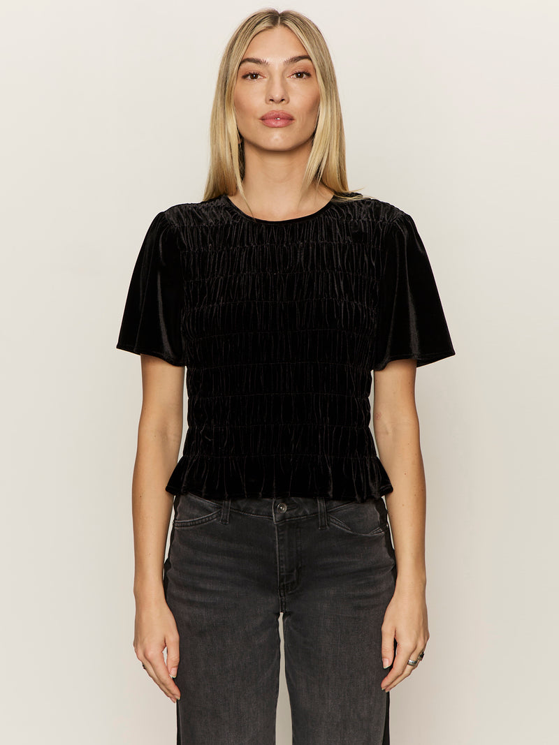 We Belong Together Velvet Top Black alt 1