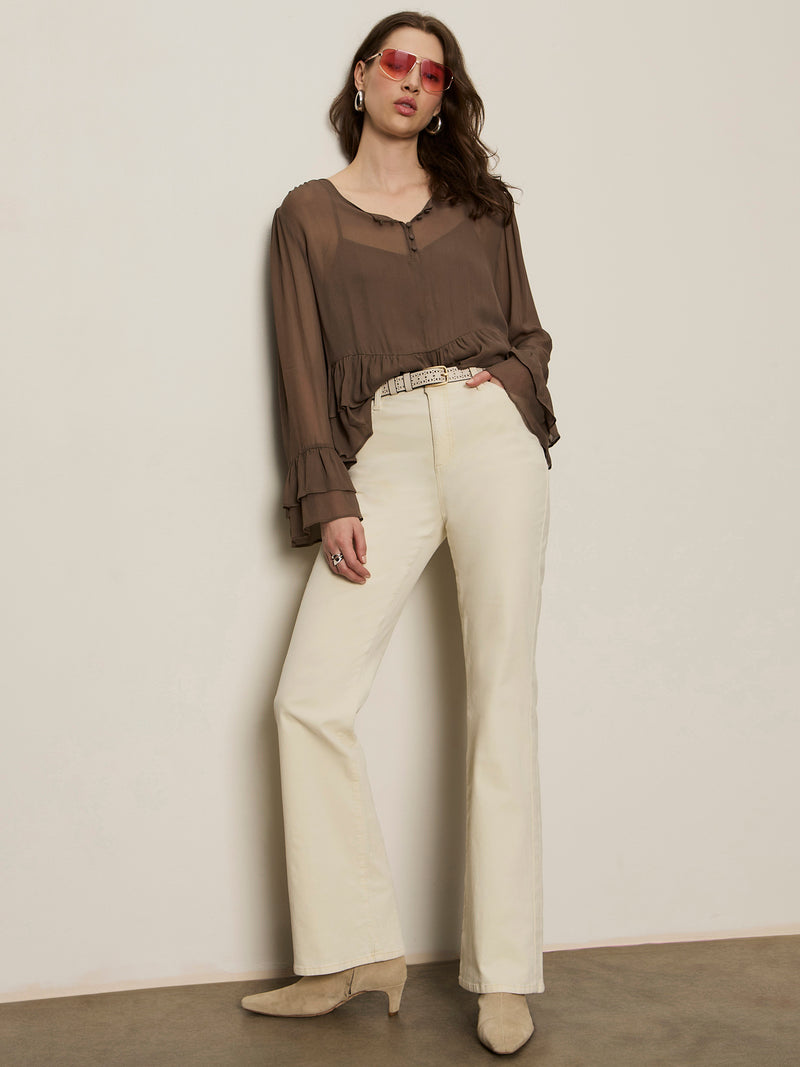 There She Goes Blouse Morel alt 4