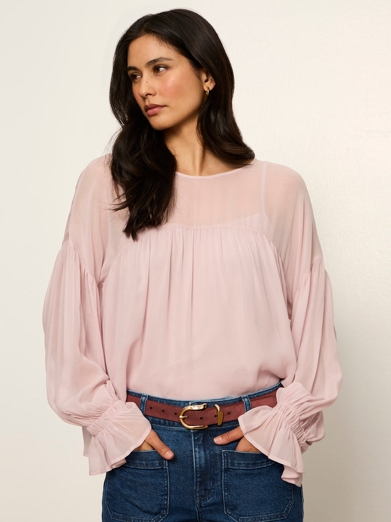 Keepsake Volume Blouse Dried Petal