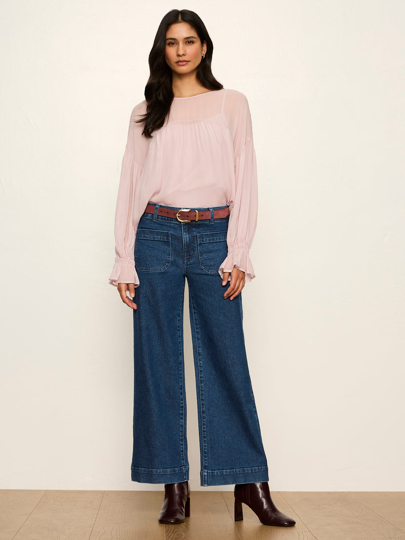 Keepsake Volume Blouse Dried Petal alt 5