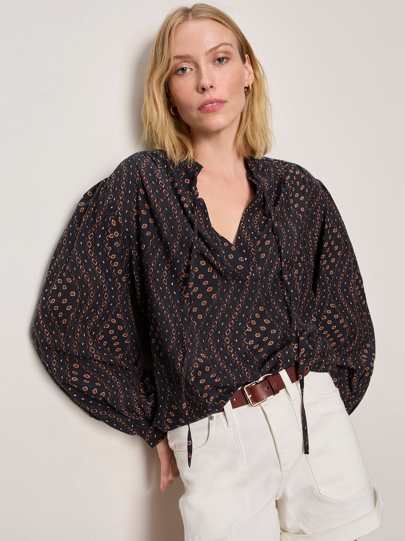 Joyride Relaxed Volume Blouse Rhythmic