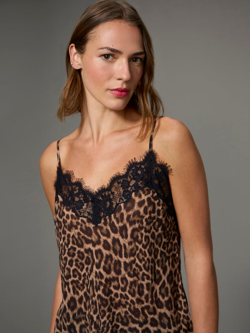 In The Wild Lace Cami Top Champagne Spots alt 5