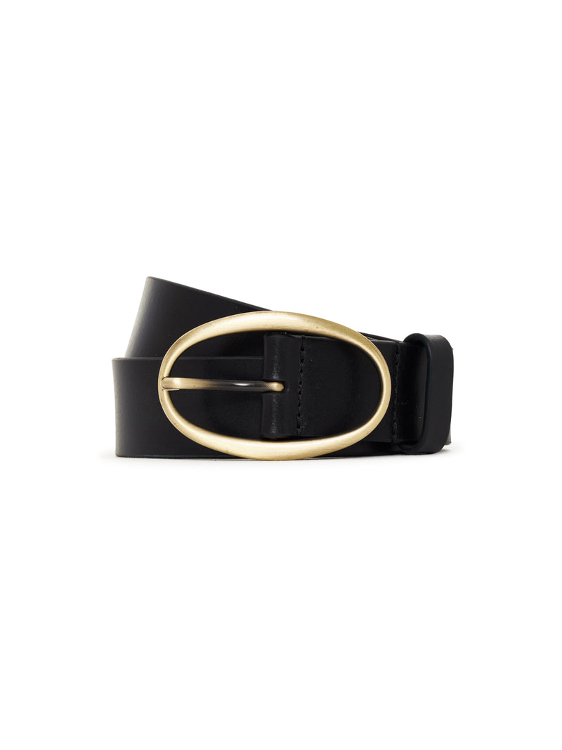 Endless Leather Belt Black