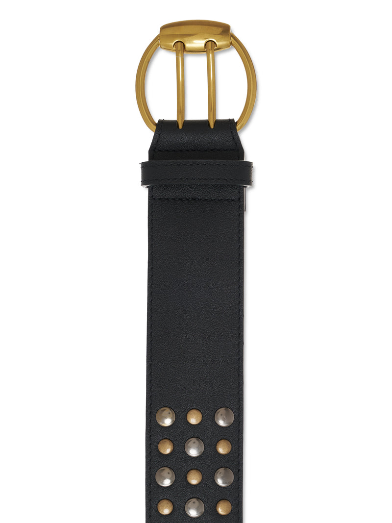 Studded Noir Belt Black alt 1