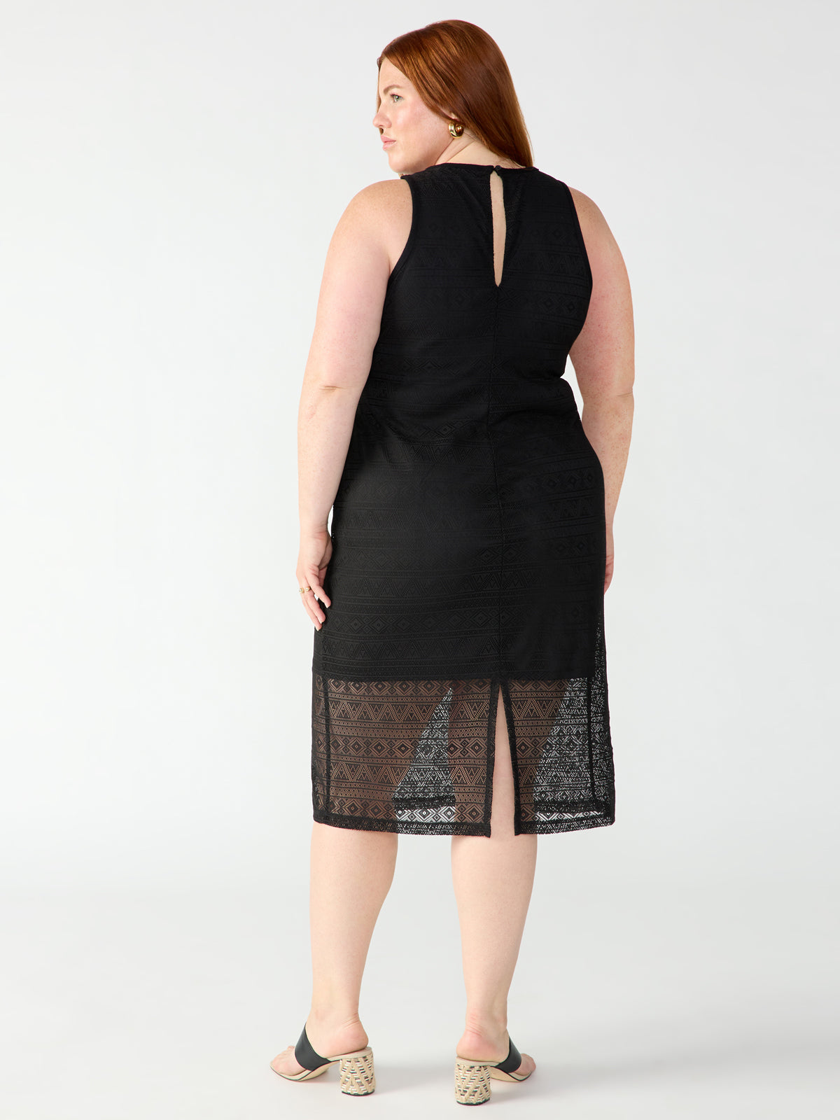 Halter Crochet Dress Black Inclusive Collection