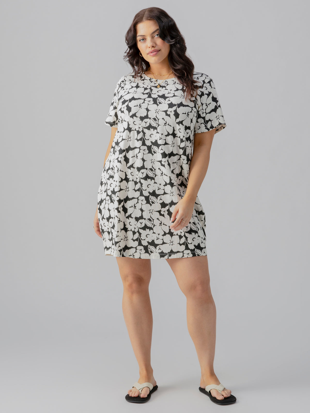 The Only One T-Shirt Dress Echo Blooms Inclusive Collection