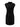 Sanctuary Clothing's "An Affair to Remember" dress in black features a fitted, sleeveless silhouette with a high neckline, knee-length hem, and is covered in shiny sequins.