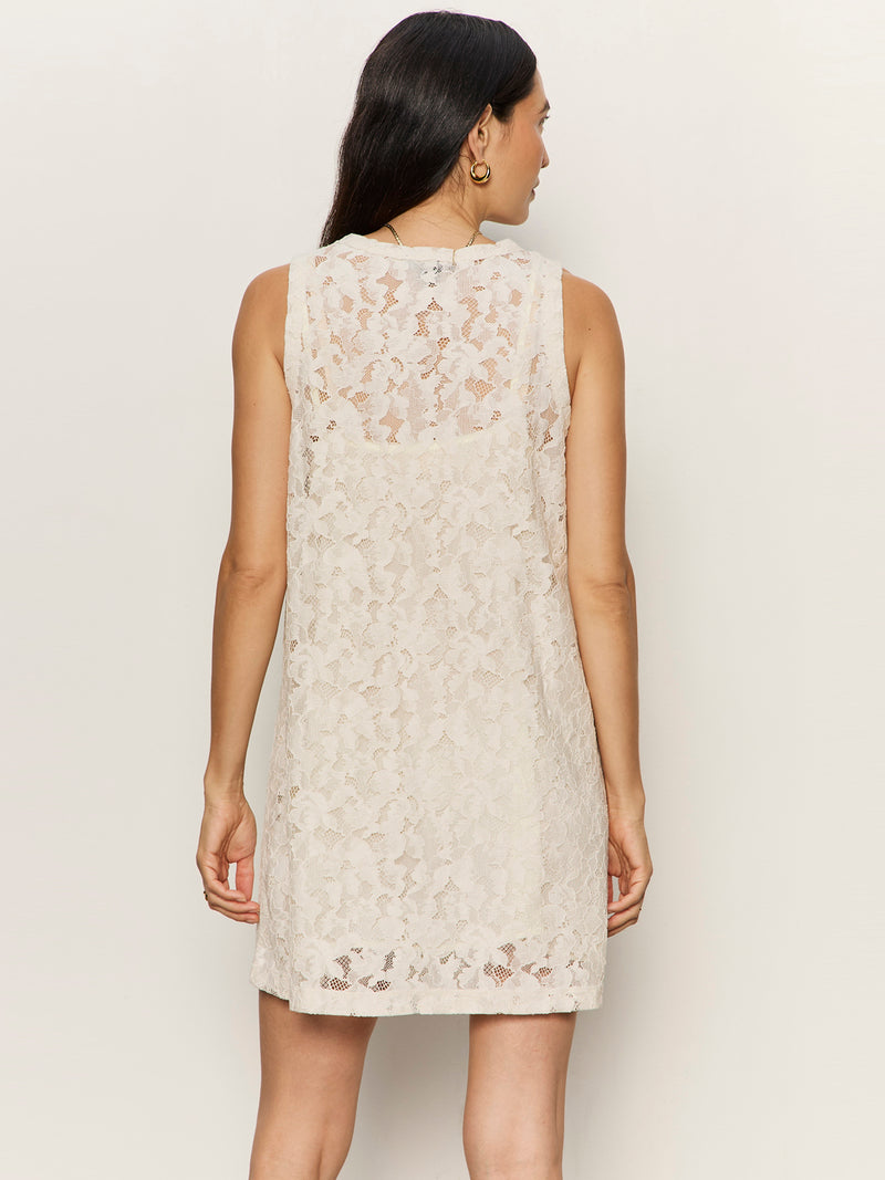 Sunday Best Lace Tank Dress Collagen alt 1