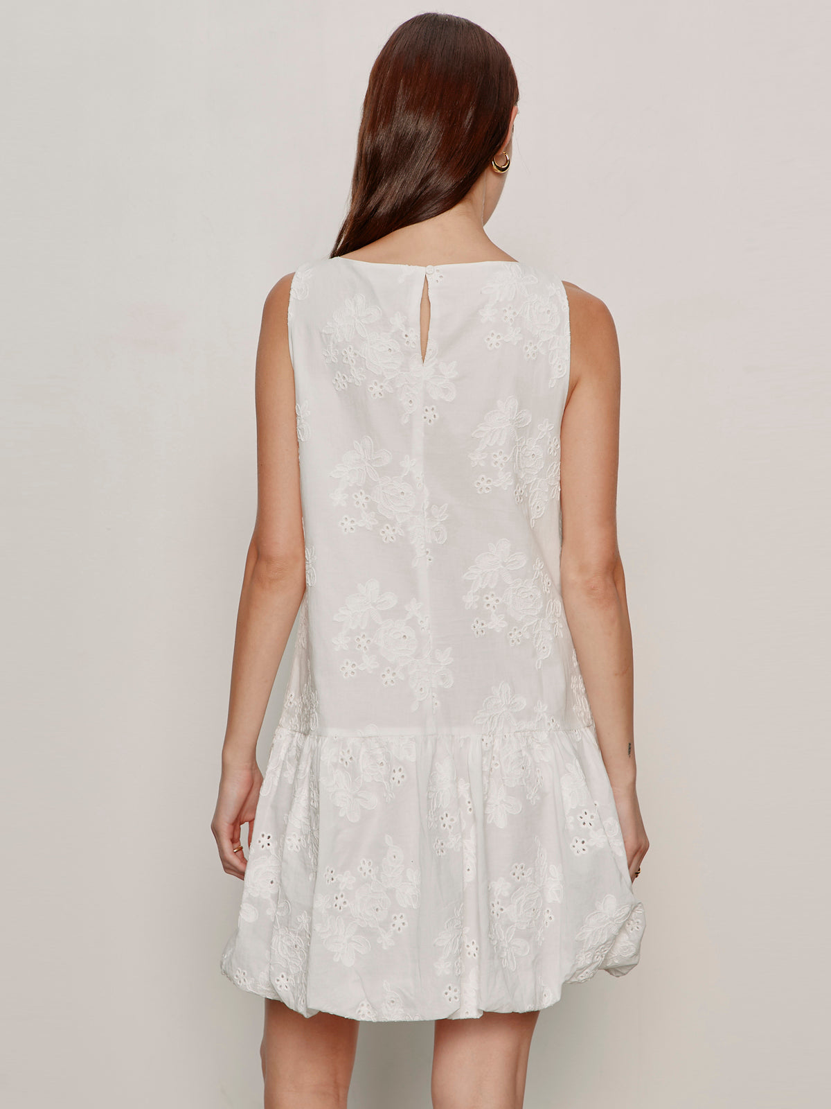 Sanctuary Women's Garden Eyelet Bubble Dress, Size Large, White Sanctuary Women's Garden Eyelet Bubble Dress, Size Large, White