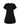 The "for keeps bubble tshirt dress black" by Sanctuary Clothing features short sleeves, a fitted top, round neckline, and a voluminous gathered bubble skirt for a chic, minimalist look.