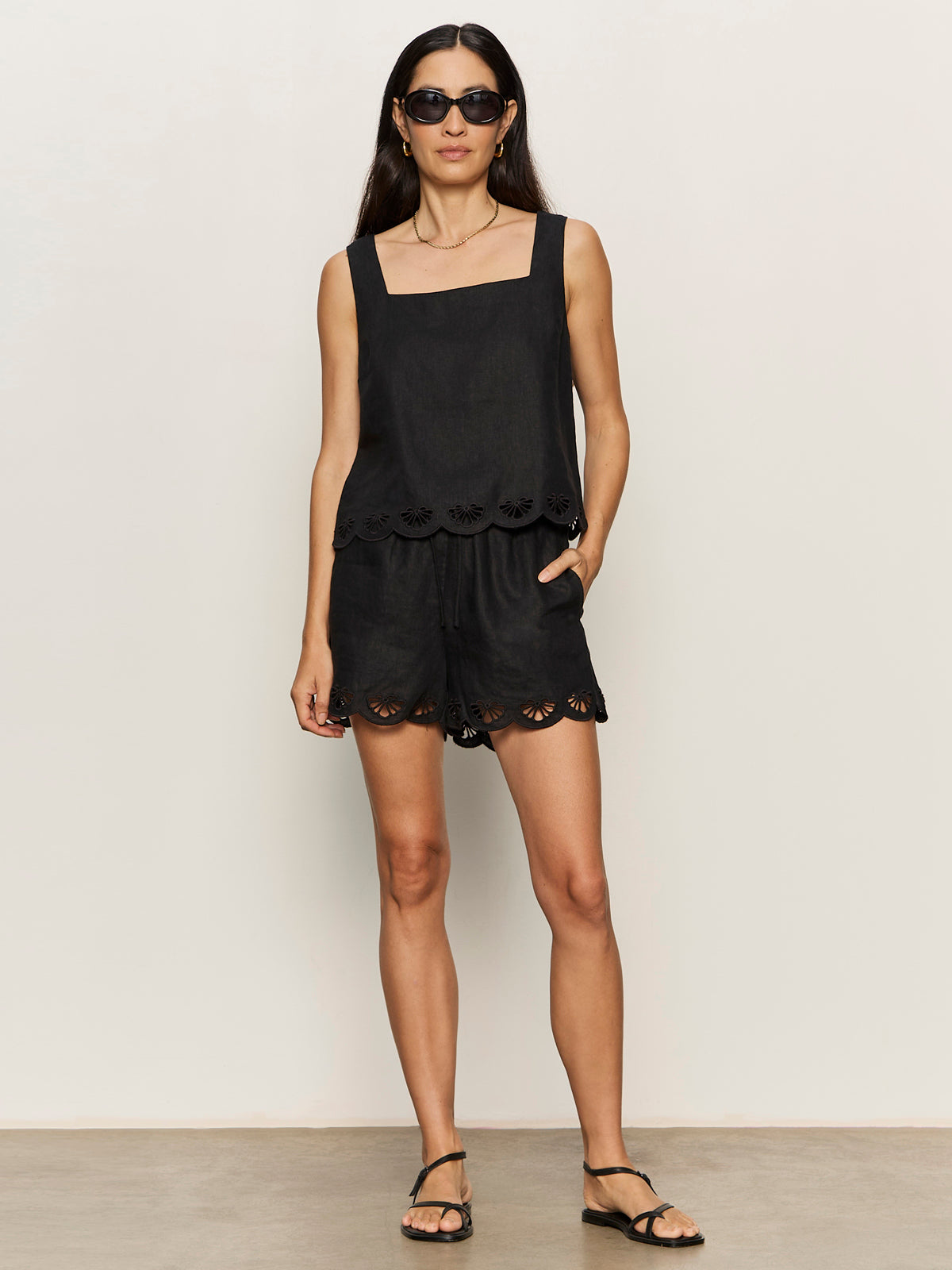 Sanctuary Women's Almost There Linen Shorts - Black - Size XL Sanctuary Women's Almost There Linen Shorts - Black - Size XL