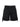 The 'angels short black' by Sanctuary Clothing are knee-length cargo shorts with side pockets, a front button and zip closure, and adjustable tie straps on each leg.