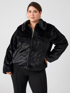 Going Out Fur Coat Black Inclusive Collection