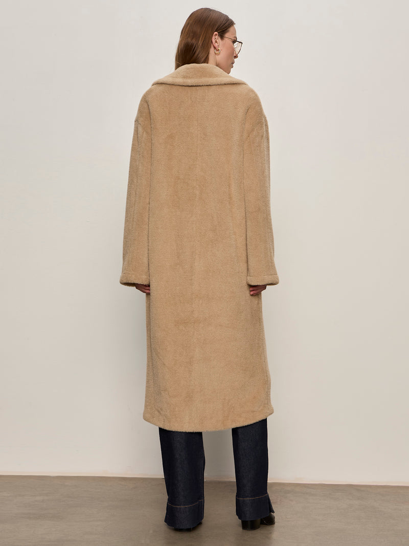 Live In Fur Coat Warm Camel alt 3