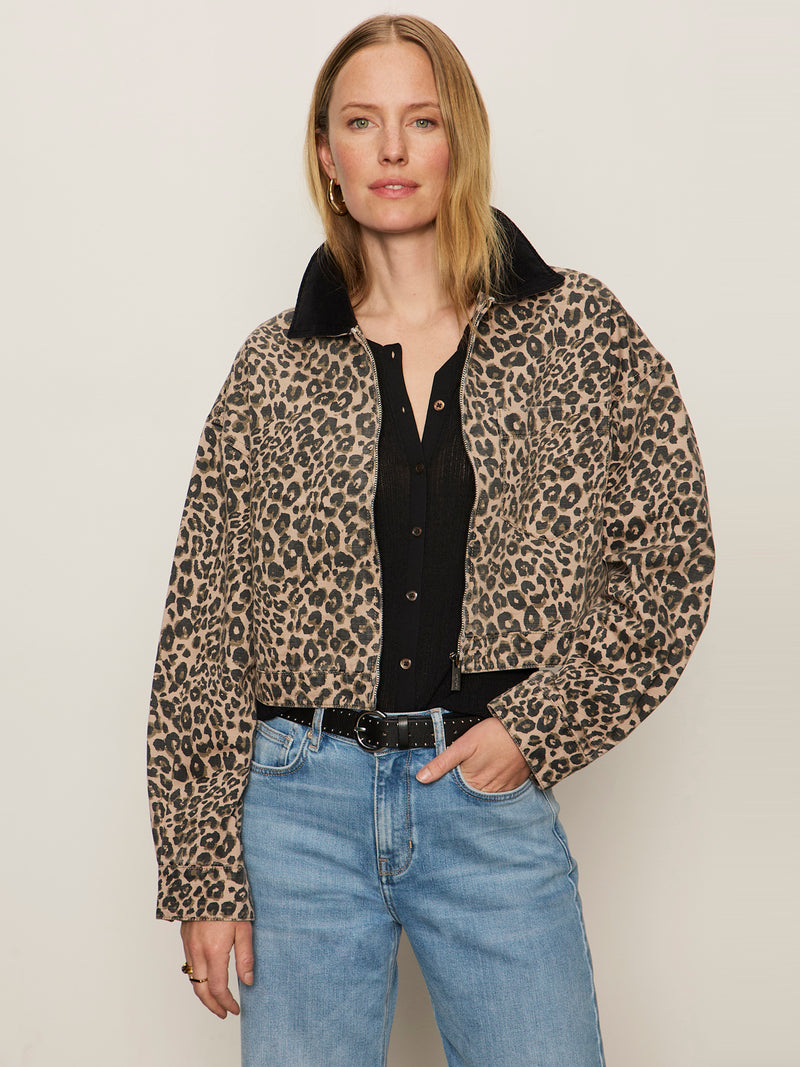 Cropped Barn Jacket French Kitty